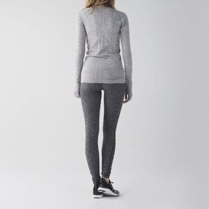 Lululemon Run: Turn Around Tight Heathered Black